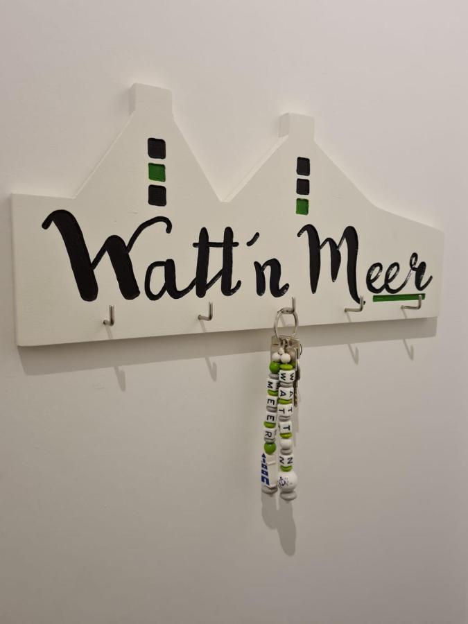 Erdgeschoss Wohnung Watt'N Meer Mit Garten In Dangast 瓦雷尔 外观 照片