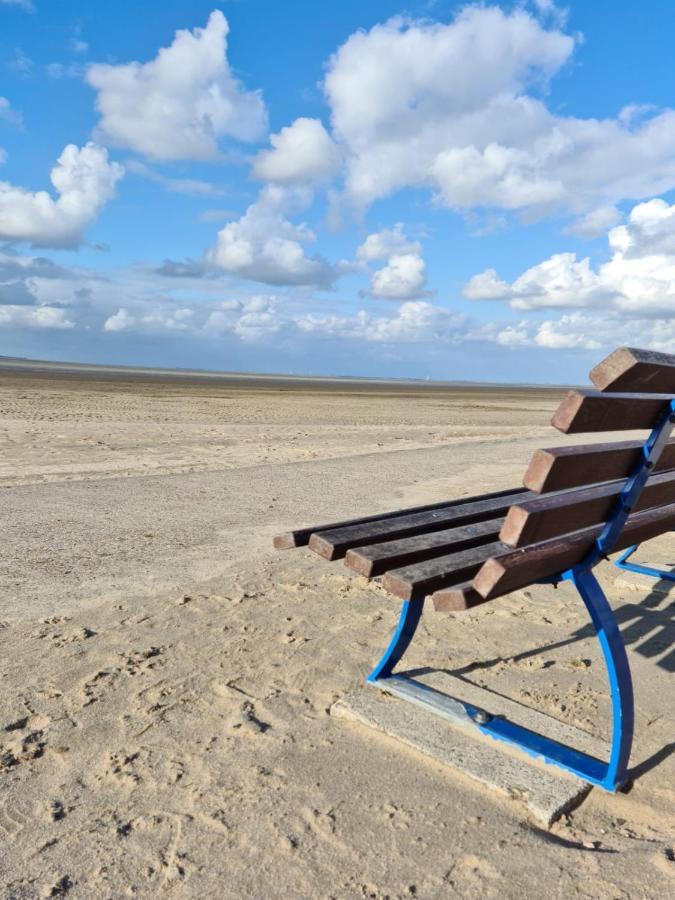 Erdgeschoss Wohnung Watt'N Meer Mit Garten In Dangast 瓦雷尔 外观 照片
